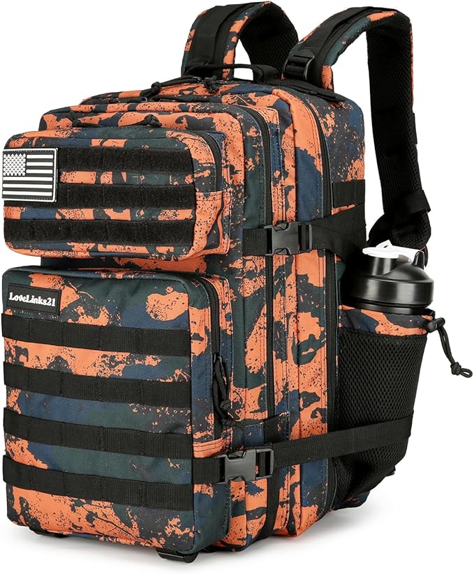Lovelinks21 25L Tactical Backpack for Men and Women Military Backpack Small Assault Pack Molle Backpack Bug Out Bag Travel...