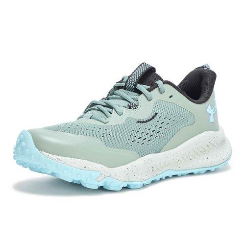 Under Armour Women's Charged Maven Trail, (348) Silica Green/Hydro Green/Stream, 6.5, US
