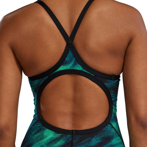 TYR Women's Durafast Elite Diamondfit Swimsuit, Green/Soren, 30