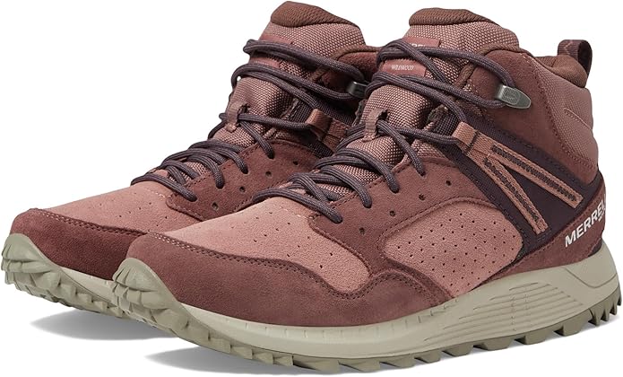 Merrell Women's Wildwood Mid Leather Waterproof Hiking Boots