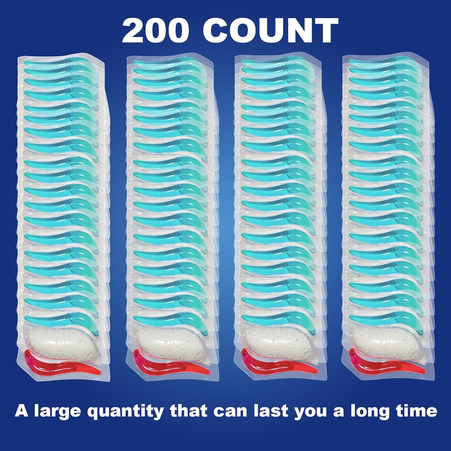 CHMI 200 Count Dishwasher Pods, suitable for 24-hour drying of stains and grease, no pre-rinsing required. CHMI dishwasher capsules are suitable for use in dishwashers or sinks.