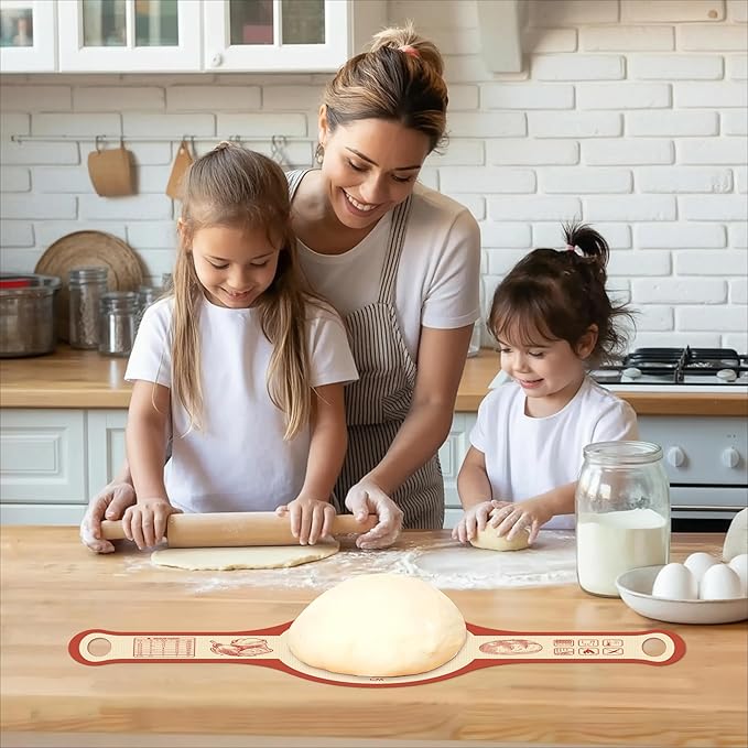 Silicone Bread Sling for Dutch Oven, 2 PCS Non-Stick Reusable Bread Baking Mats with Long Handles, Seamless Design Easy to Transfer Sourdough Sling Silicone Sourdough Sling Dough (Round Red, Gray)