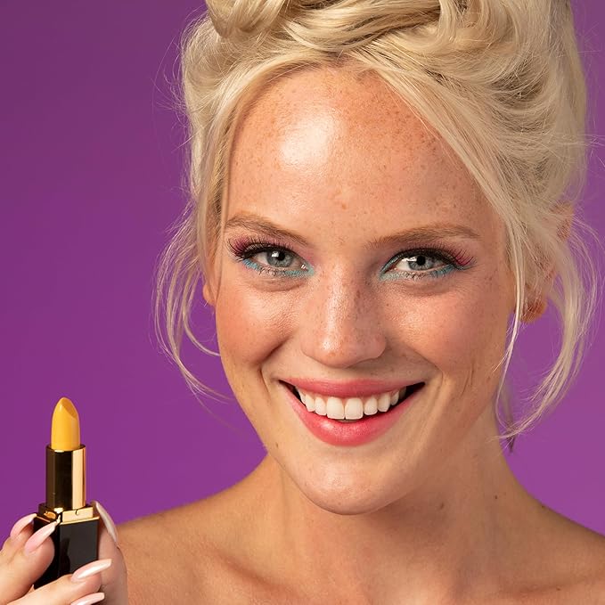 L’Paige LYW – Yellow Color-Changing Lipstick and Lip Stain | Aloe-Based, Long-Lasting Hydration | Custom Coral Tint with Satin Finish