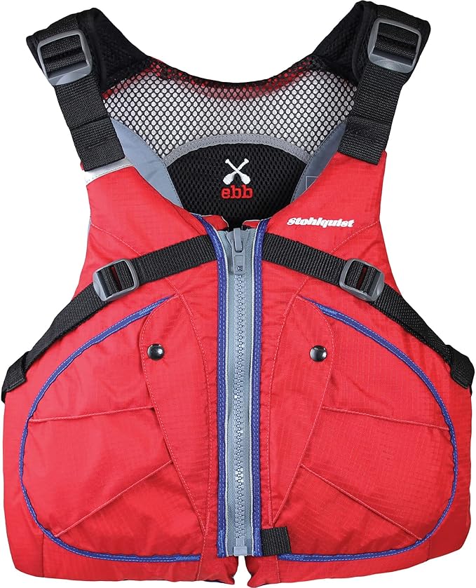 Stohlquist Men's Ebb Lifejacket (PFD)-Red-S/M