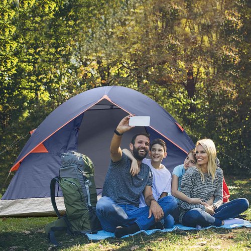UNP Camping Tent 2/3/4/6 Person Dome Tent, Easy to Set Up for Camping, Lightweight Camp Tent, Portable Camping Tent for Outdoor and Backpacking Beaches