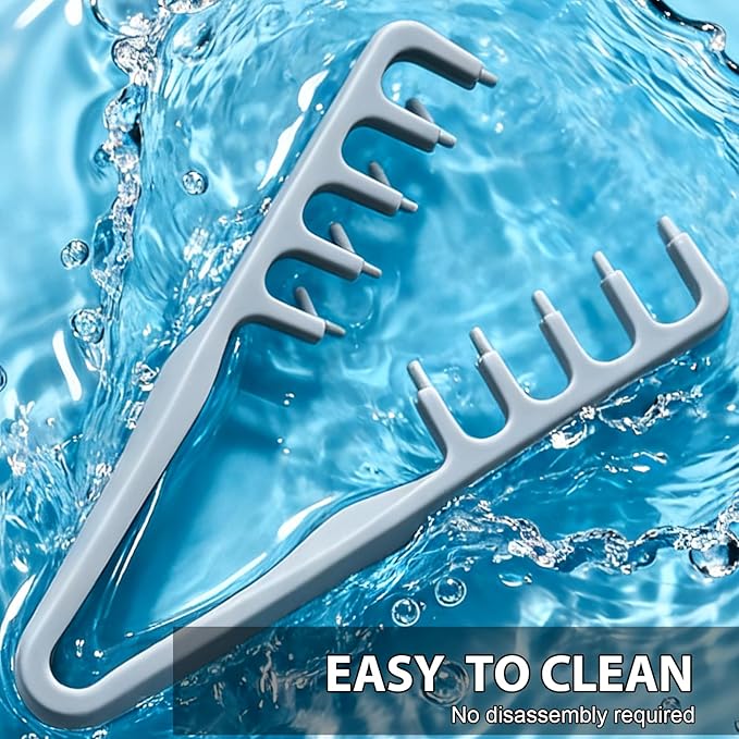 Texture Comb, Volumizing Wide-Tooth Hair Styling Comb, Fluffy Styling Combs, Fringe Parting Brush for Most Hair Types, Creates Fluffy & Layered Hairstyle for Women & Men (Pink)