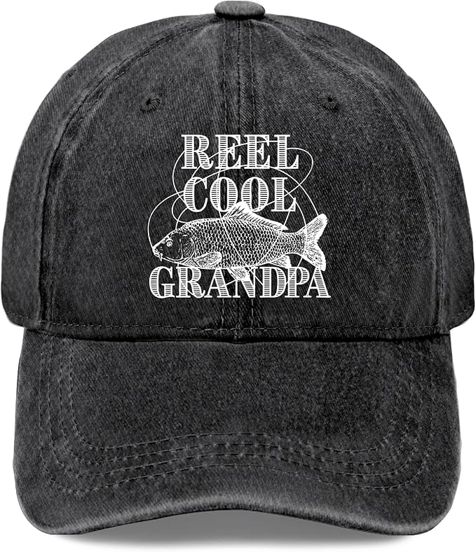 Mens Vintage Washed Fishing Hat Distressed Cotton Baseball Cap Outdoor Sun Protection Dad Hat