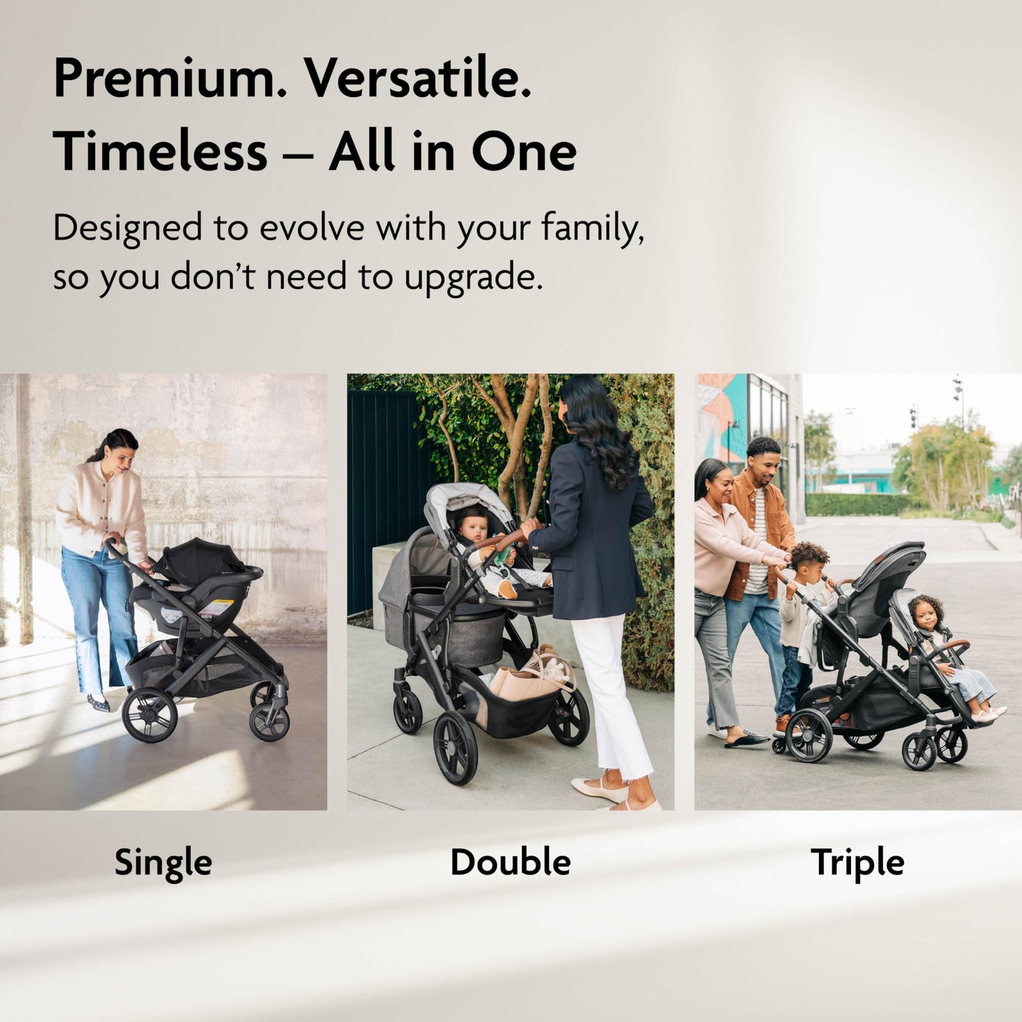 UPPAbaby Vista V3 Full-Size Single-to-Double Stroller System, Toddler Seat, Bug & Rain Shields, Storage Bag Included, Evelyn (Meadow Green/Graphite Frame/Chestnut Leather)
