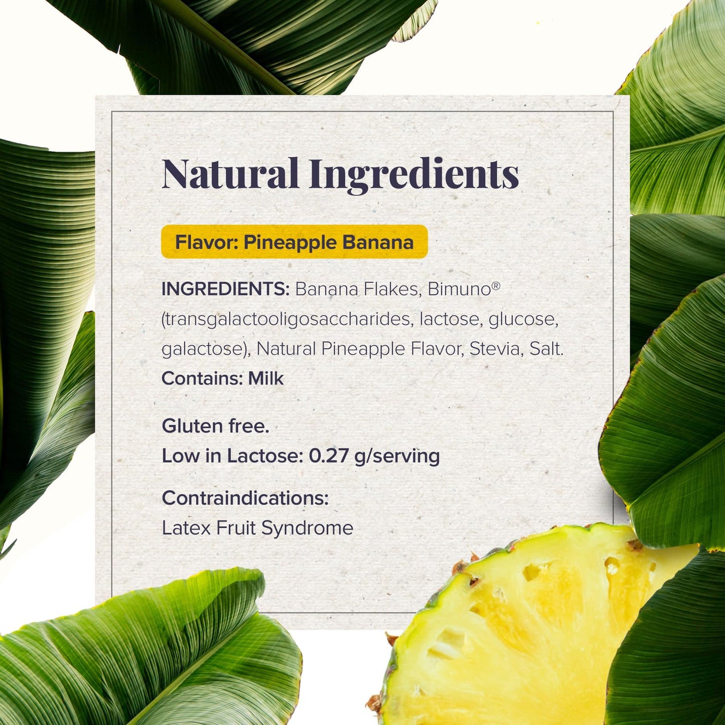 Banatrol® Natural Anti-Diarrheal with Prebiotics, Relief from Chronic Diarrhea, IBS, Recurring Diarrhea, Clinically Supported Medical Food, Non-Constipating, 75 Servings (Pineapple)