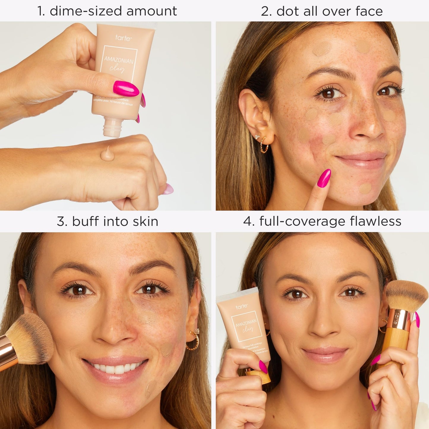 tarte Amazonian clay 16-hour full coverage foundation - 39B medium-tan beige (medium to tan skin with cool, pink undertones) - f