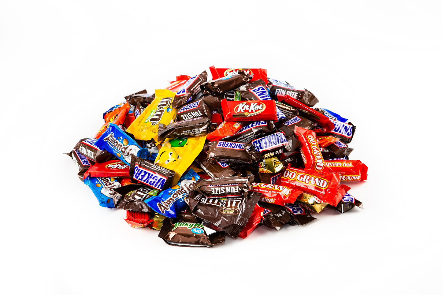 Bomber 8 lb Halloween Candy Bulk Chocolate Variety Pack – Fun Size Candies Individually Wrapped for Halloween Treats & Snacks, Bulk Chocolate Candy Mix for Trick-or-Treat, Gifts for Adults & Kids
