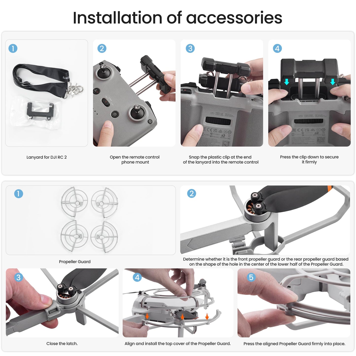 DJI Mini 4K Fly More Combo, Drone with 4K UHD Camera for Adults,3 Batteries for 93-Min Max Flight Time.Lanyard, Landing Pad, Landing Gear, Propeller Guard