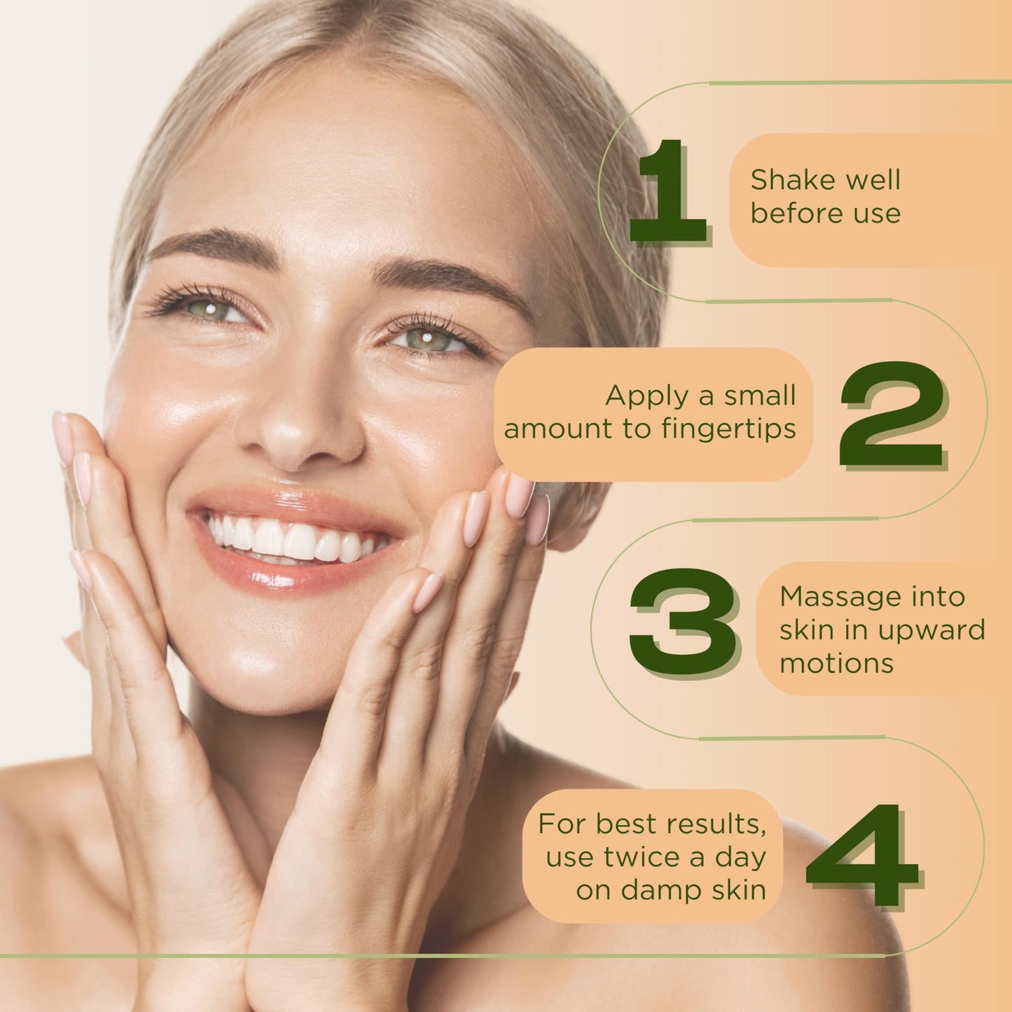 InstaNatural Hyaluronic Acid Serum for Face, Brightens, Hydrates, Reduces the Look of Fine Lines and Wrinkles, with Vitamin C, J