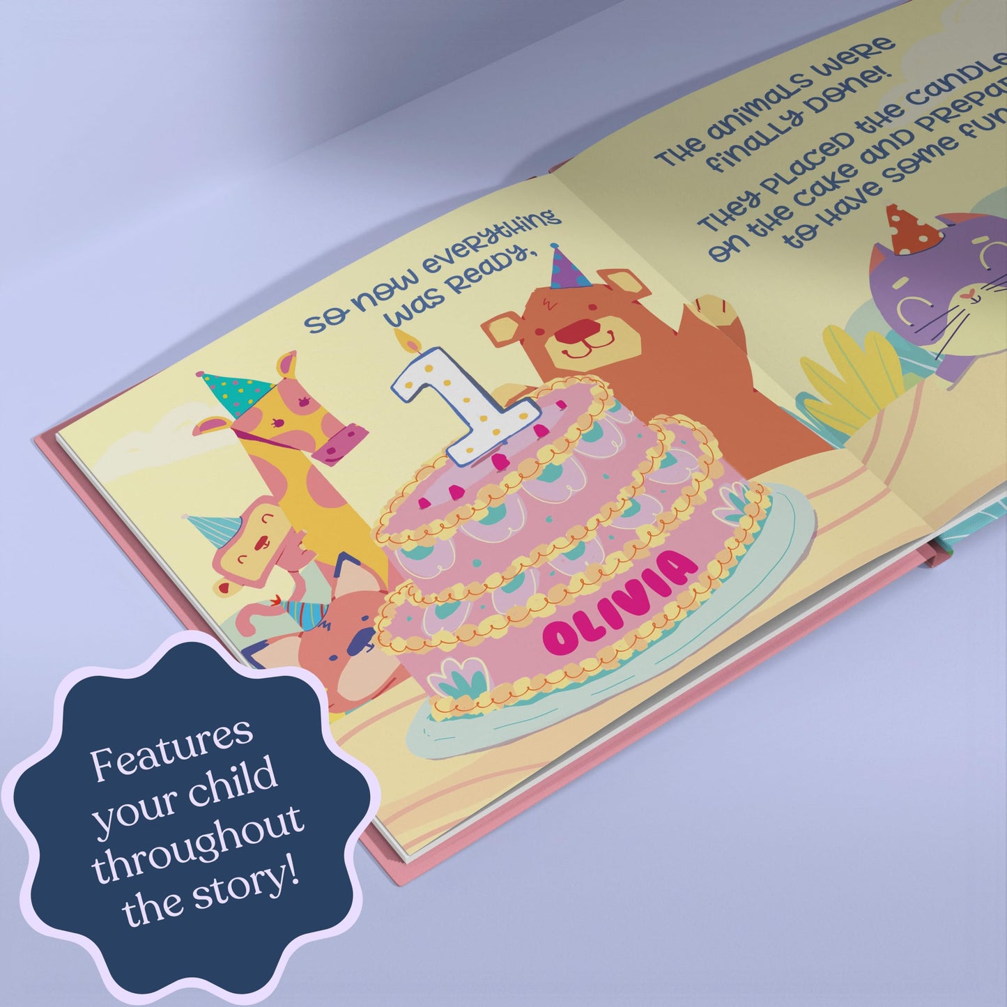 My First Birthday - First Birthday Gift - Personalized Children's Book (for Girl)