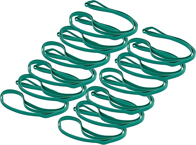 Rubber Bands for 55 Gallon Trash Cans – 12 Pack | Secure 55 Gallon Trash Bags | Heavy Duty, Durable, Stretchable, & Reusable for 55 Gal Garbage Cans