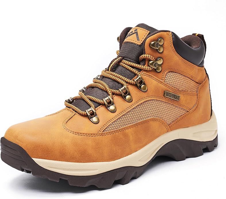 CC-Los Men's Hiking Boots Waterproof Casual Chukka Boots for Men