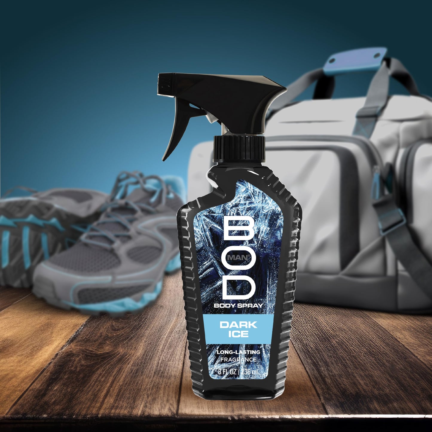 BOD man Fragrance Body Spray, Dark Ice, 8 fl oz