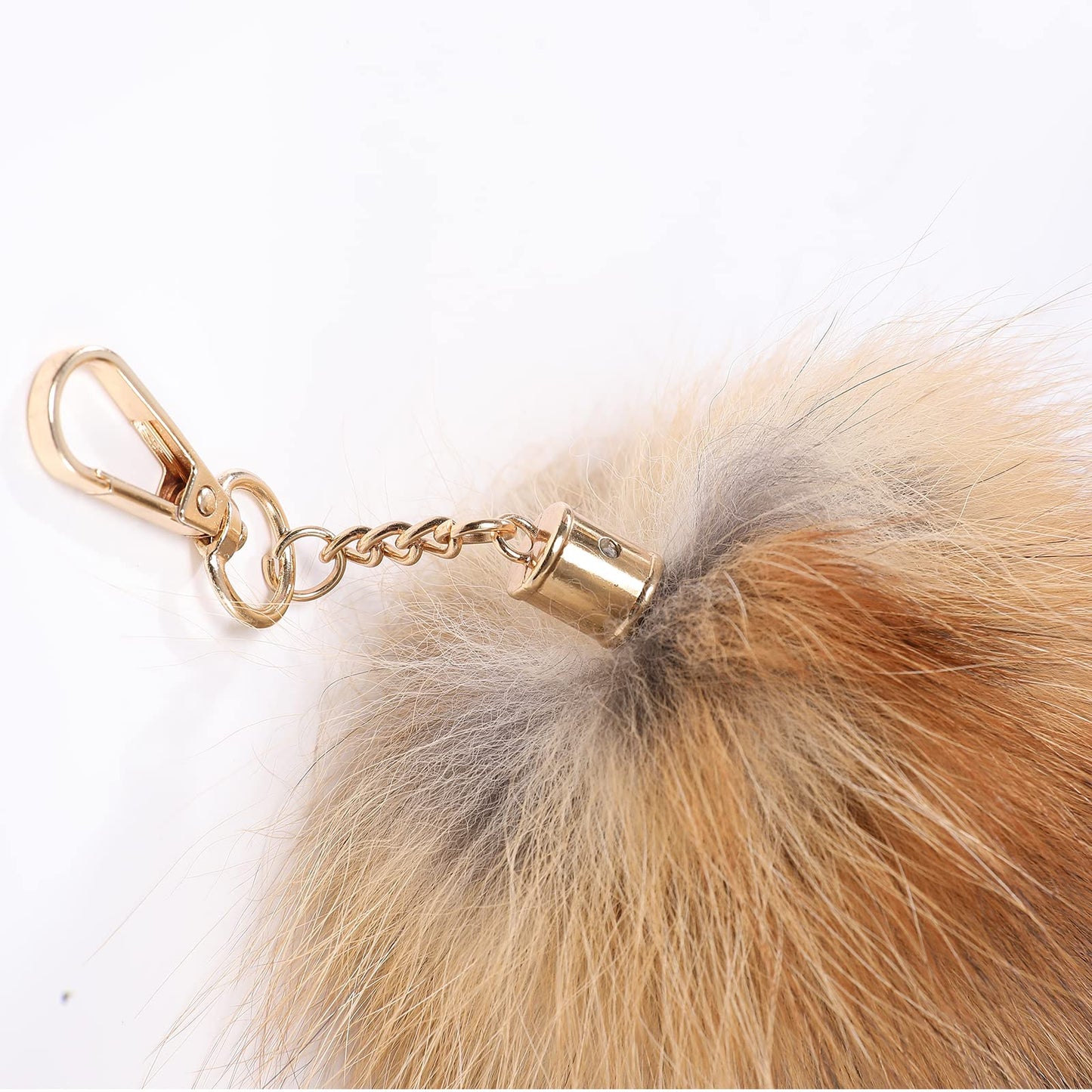 YXCFEWD Kids Fluffy Fox Ears and Tail Set - Cosplay Party Costume with Fox Tail Keychain - Halloween