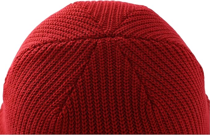 Connectyle Classic Double Layer Knit Beanie Hat Warm Thick Acrylic Winter Hats Daily Cuffed Beanies Watch Hat for Men Women