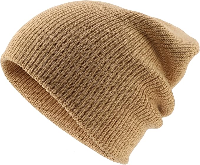 Connectyle Classic Double Layer Knit Beanie Hat Warm Thick Acrylic Winter Hats Daily Cuffed Beanies Watch Hat for Men Women