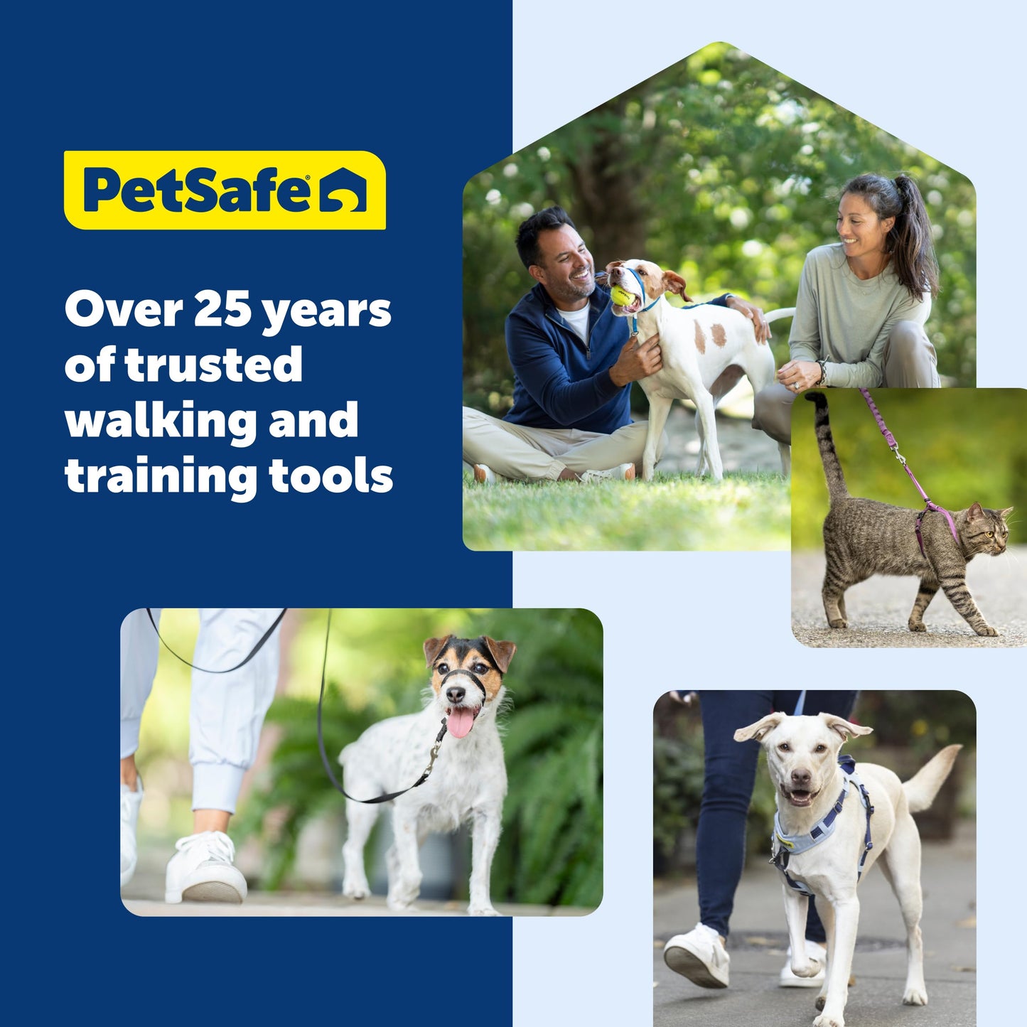 PetSafe Gentle Leader Headcollar No-Pull Dog Collar - Helps Improve Walks - Durable Nylon Construction - Padded Nose Loop - Adjustable Fit - Comfort Walking Halter - Medium, Black
