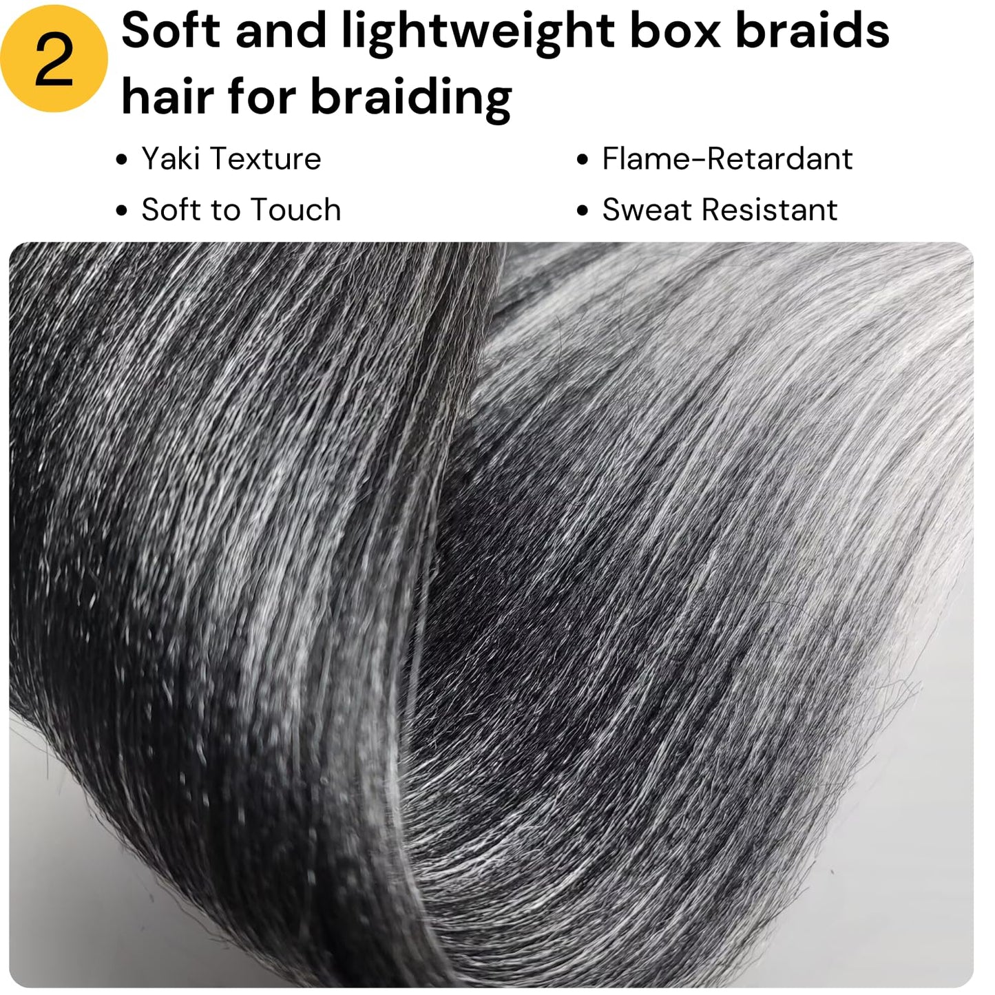Ombre Blonde Braiding Hair ez braid pre stretched braiding hair Extensions for Knotless Box Braids 3 Packs