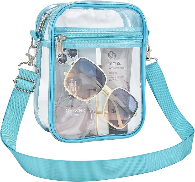 Clear Bag for Stadium Events Small Mini Clear Purse Bag for Stadium Concerts Sports Events Festivals