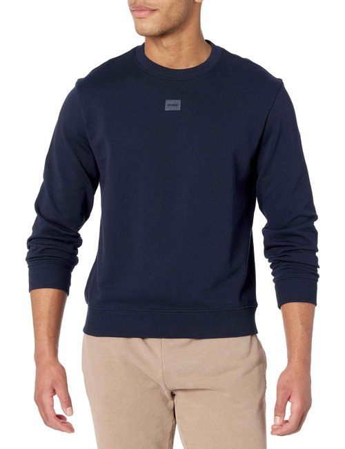 HUGO Tonal Center Logo Pullover Sweatshirt