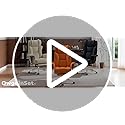 OwgeinSet Big and Tall Office Chair, Ergonomic Leather Reclining Chair with Footrest, High-Back Comfy Executive Computer D...