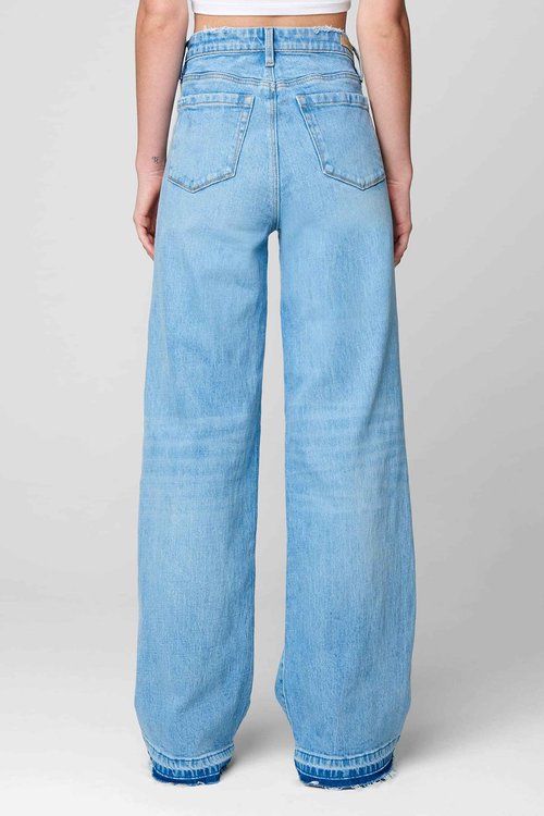 [BLANKNYC] Womens Luxury Clothing Rib Cage Five Pocket Jeans with Released Hem Detail, Comfortable & Stylish Pant, Warm Celebration, 31