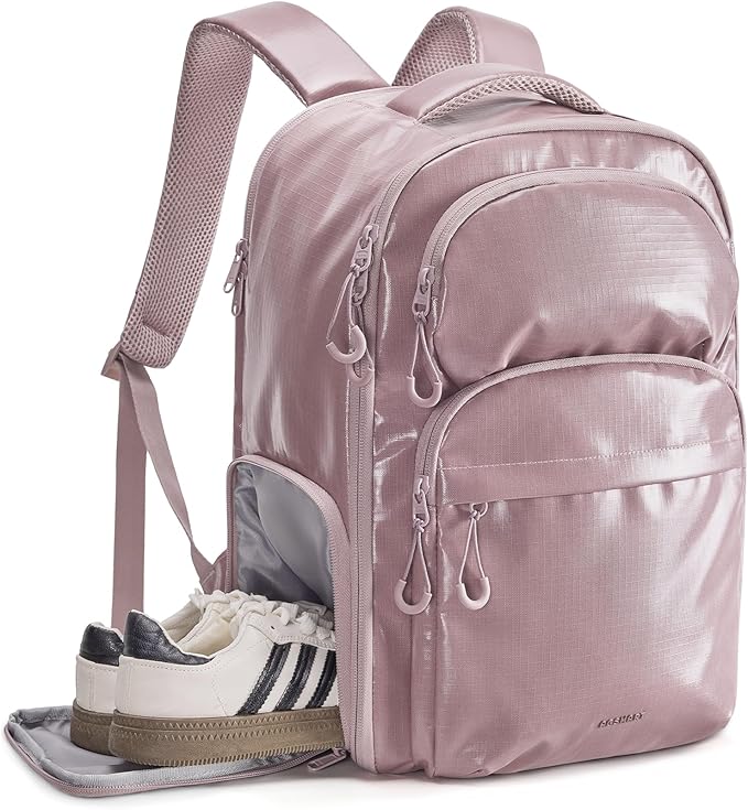 BAGSMART 30L Travel Backpack, 15.6 Inch Carry On Backpack Flight Approved, Personal Item Travel Bag, Water Resistant Weeke...