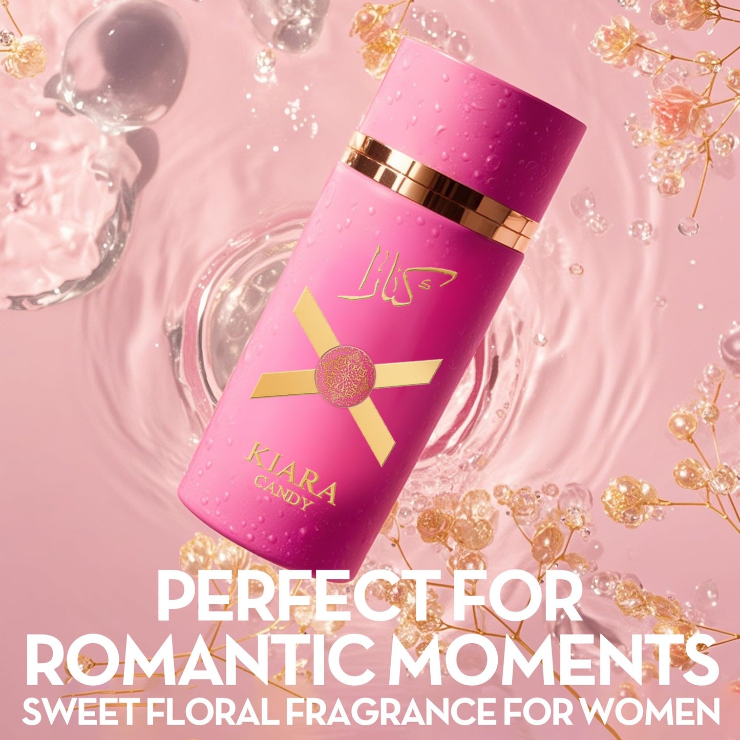 AFLUXE KA Candy Perfume for Women Citrus, Musk, Fruity, Vanilla, Amber Wood Scent Eau de Parfum Spray, 3.4 Ounce / 100 ml