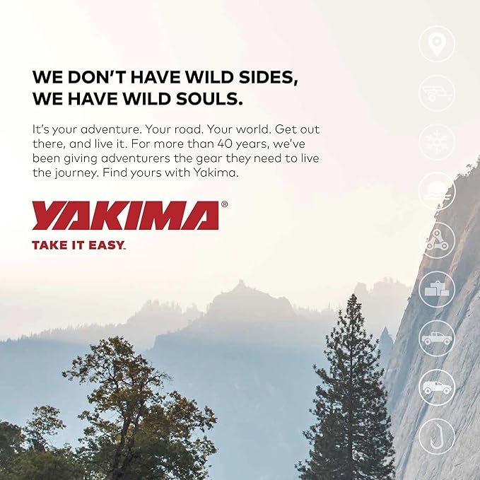Yakima Ski & Snowboard Car Roof Rack, Fits 6 Ski Pairs or 4 Boards, PowderHound 6 - for Reliable & Secure Transport, Compatible with Yakima Crossbars