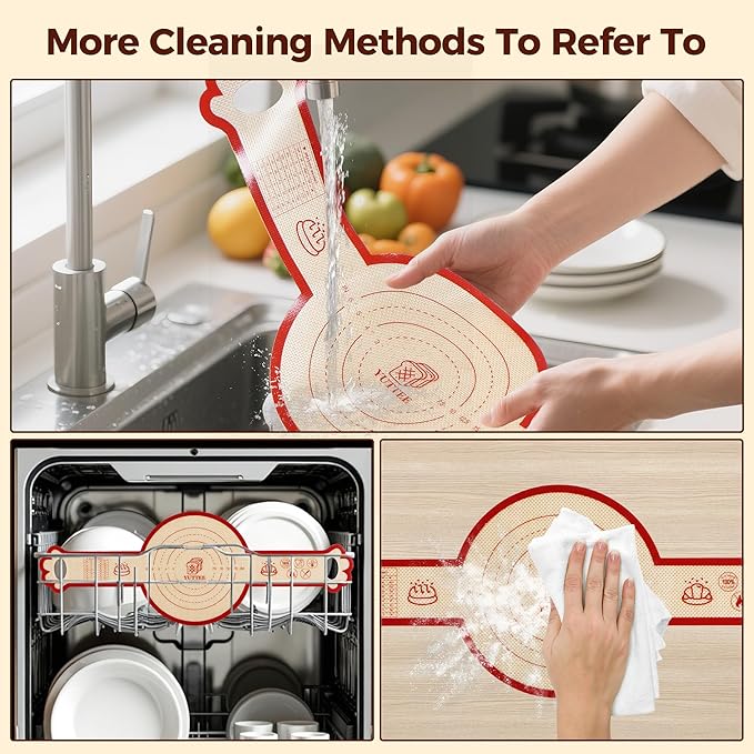 Silicone Bread Sling for Dutch Oven, 2Pcs - 6in NonStick Round Sourdough Baking Slings, Reusable Baking Cooking Transfer Mats with Long Cat-Shape Handle, Easy To Transfer Bread More Easily