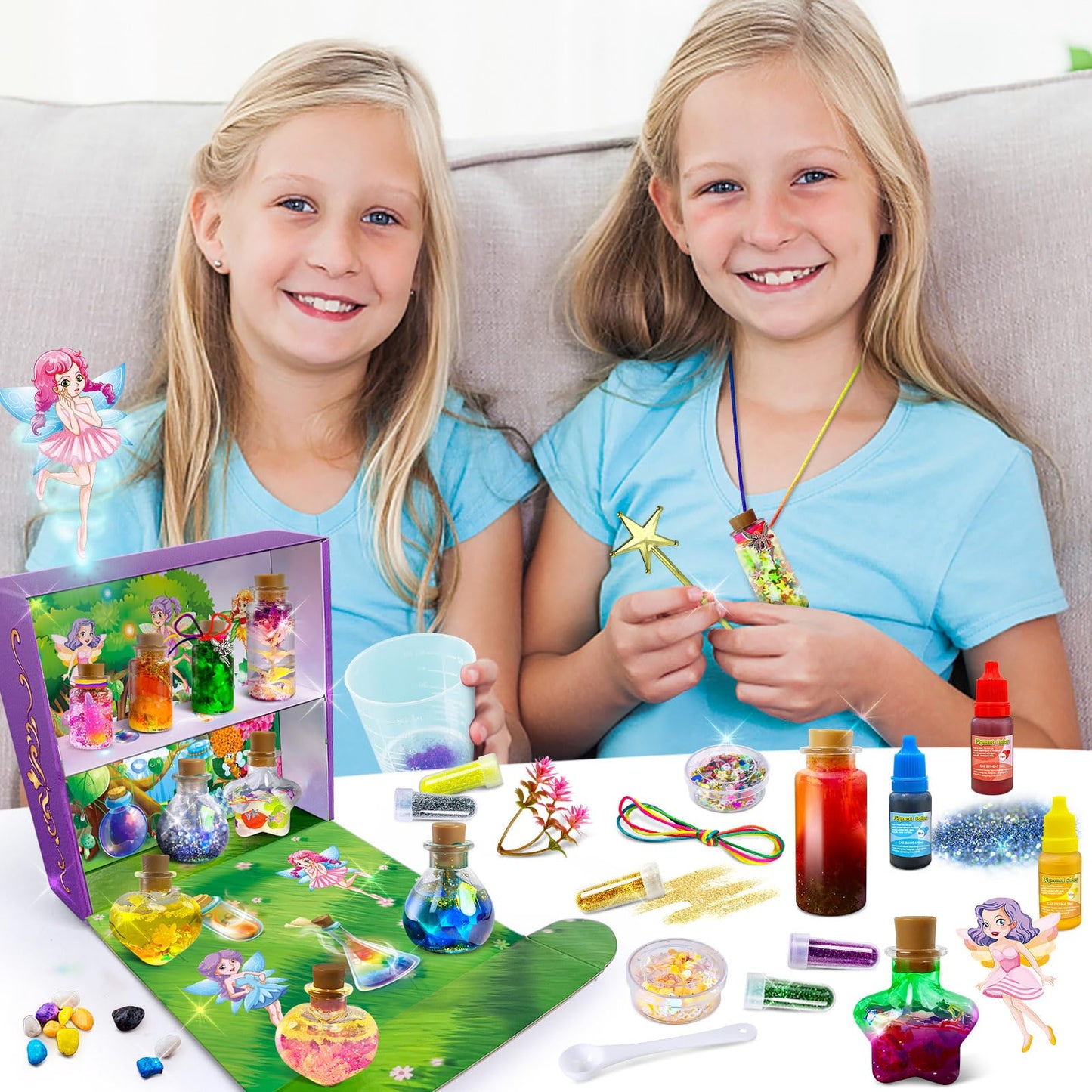 JOPSHEEN Potion Making Kit for Kids, 20 Bottles Potions, Christmas Birthday Toys Gifts for Boys Girls Age 8 9 10 11 12