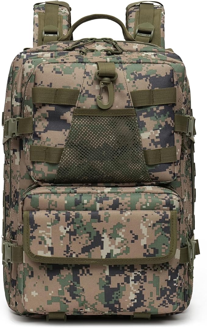 aiGear 50L Military Tactical Backpack 3 Days Assault Pack Large Day Backpack for Men Molle Army Bug Out Bag Waterproof Hea...