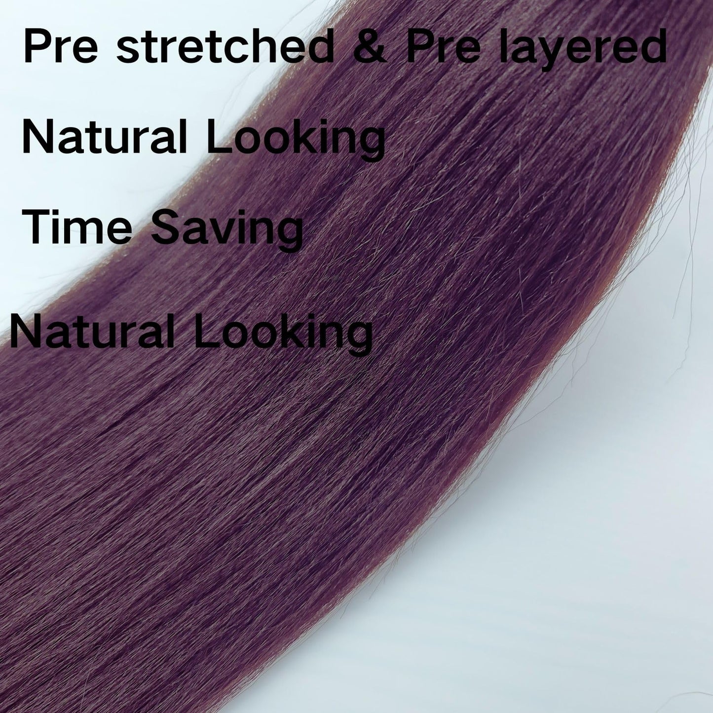 Kids Braiding Hair Pre stretched Color 2 Braiding Hair for Kids Girls 16 inch