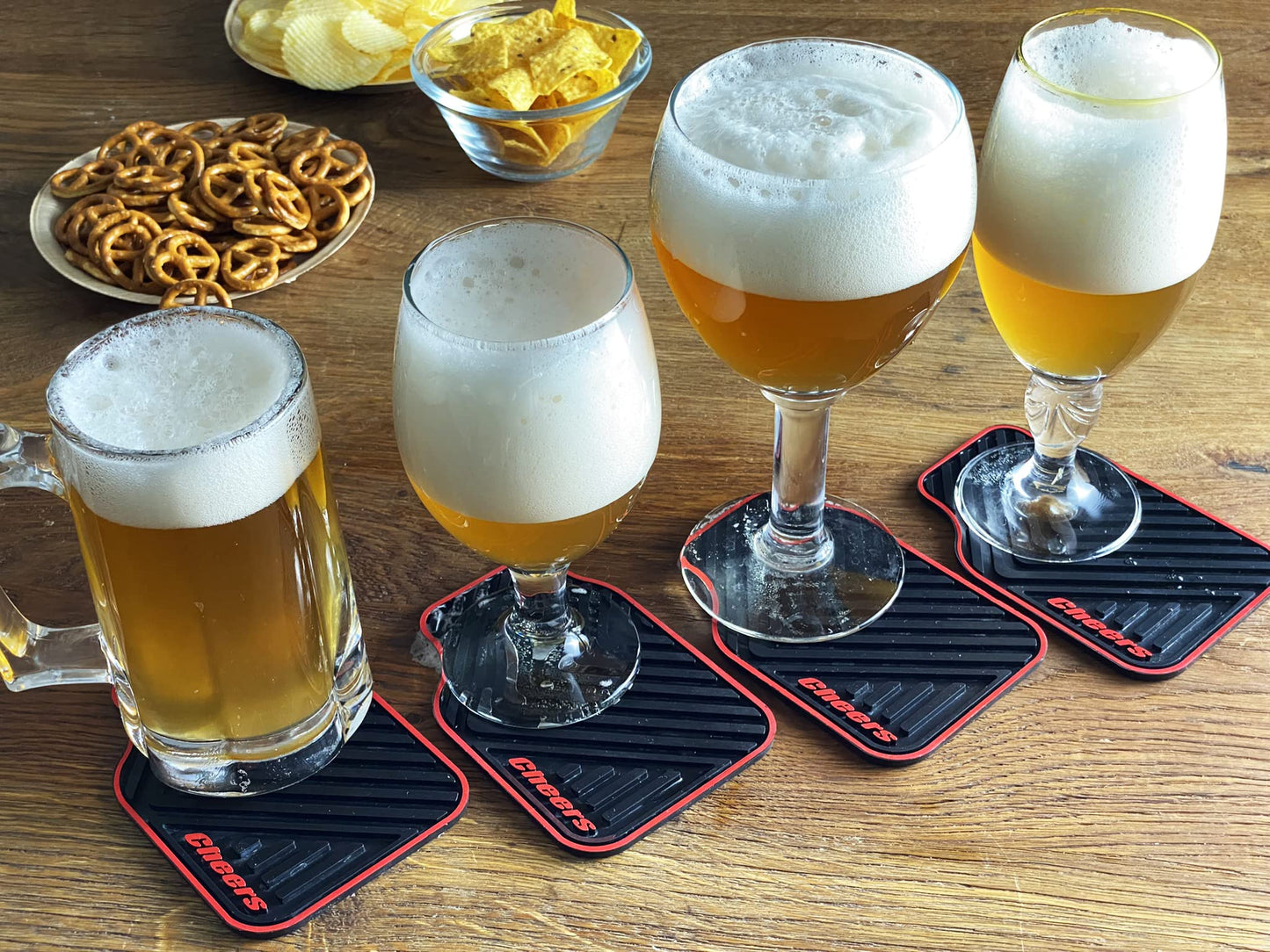 Triple Gifffted Silicone Drink Coasters, Funny Gag Novelty Car Enthusiasts Lovers Gifts for Men Him Ideas,Mechanic Guy Man Cave Garage,Brother,Son,Dad,Birthday Christmas Stocking Stuffer,Dirty Santa
