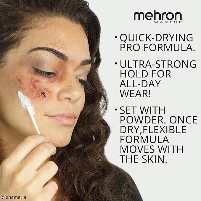 Mehron Makeup Liquid Latex (16 oz) (Light Flesh)