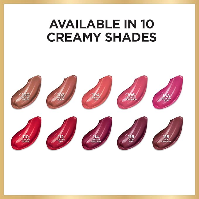 L’Oréal Paris Age Perfect Luminous Hydrating Lipstick, Splendid Plum, 0.13 Ounce
