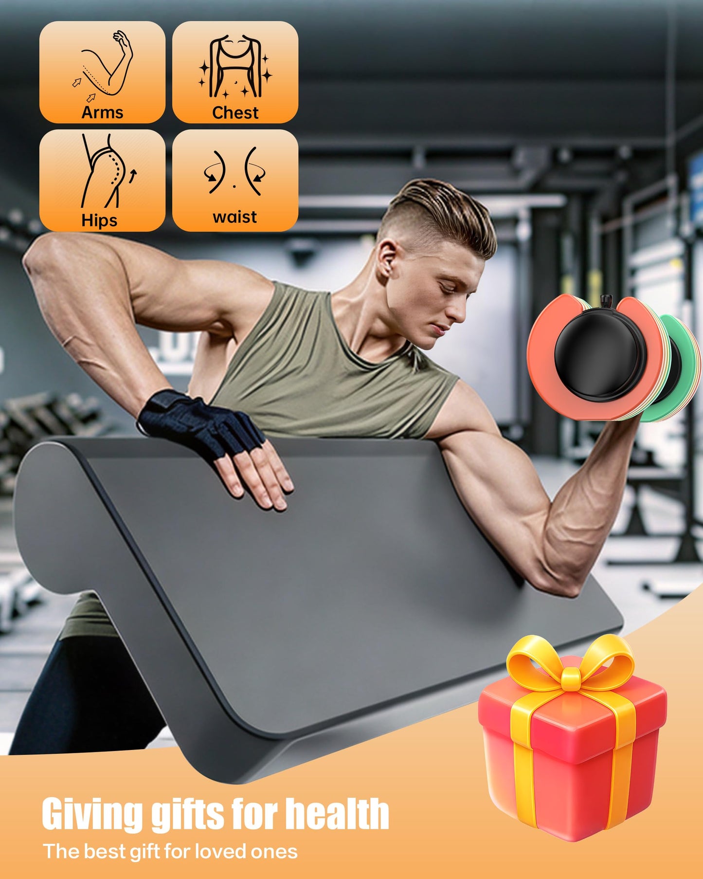 Uboway Adjustable Dumbbell Set 22.5lbs Pair, Dumbbells 4.5/9/13.5/18/22.5 lbs with Fast Adjust Weights Plates Storage Tray, Non-Slip Metal Grip for Home Gym Strength Training, 5-IN-1 Free Weight Set for Men Women
