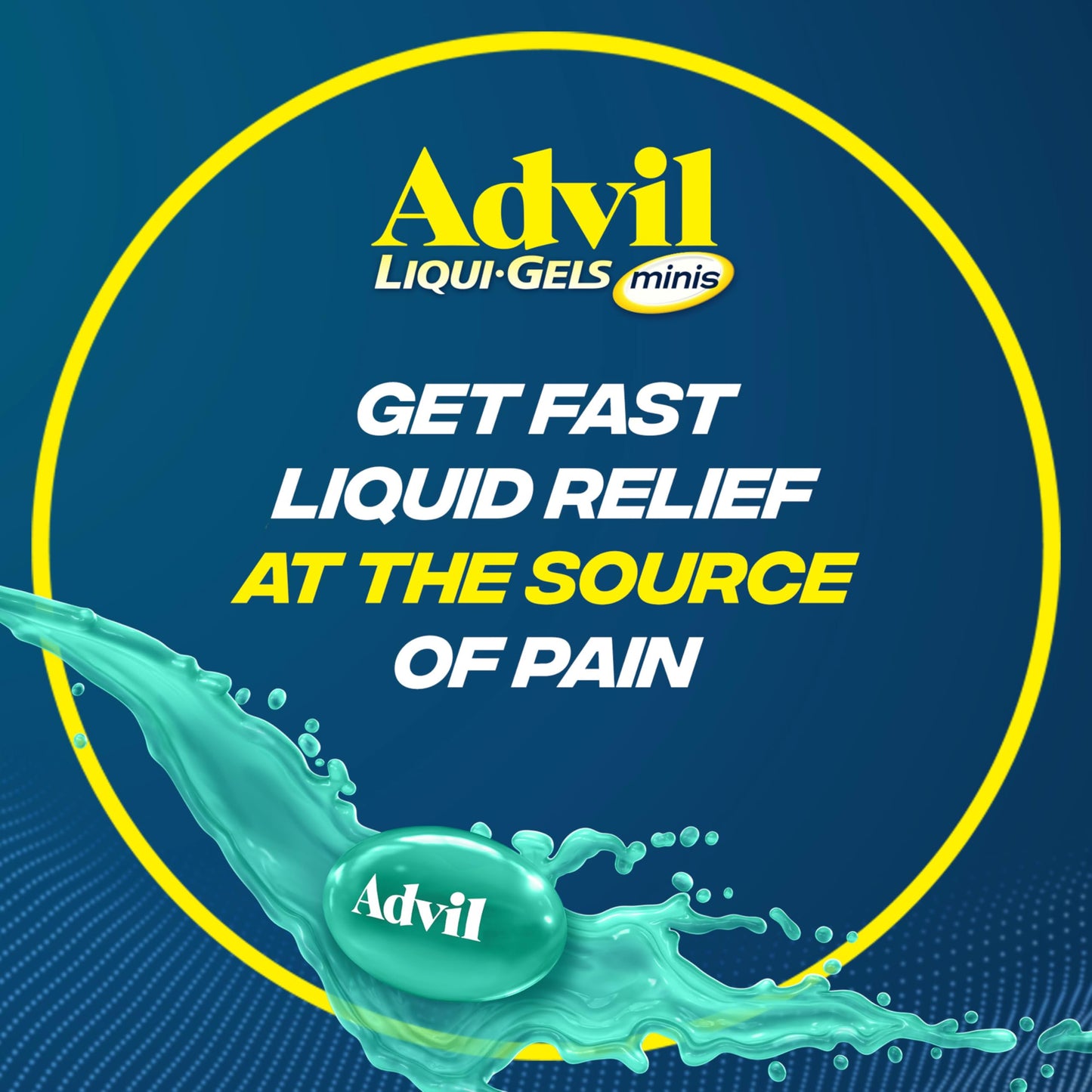 Advil Liqui-Gels Minis Pain Reliever and Fever Reducer, Pain Medicine for Adults with Ibuprofen 200mg for Pain Relief - 160 Liquid Filled Capsules