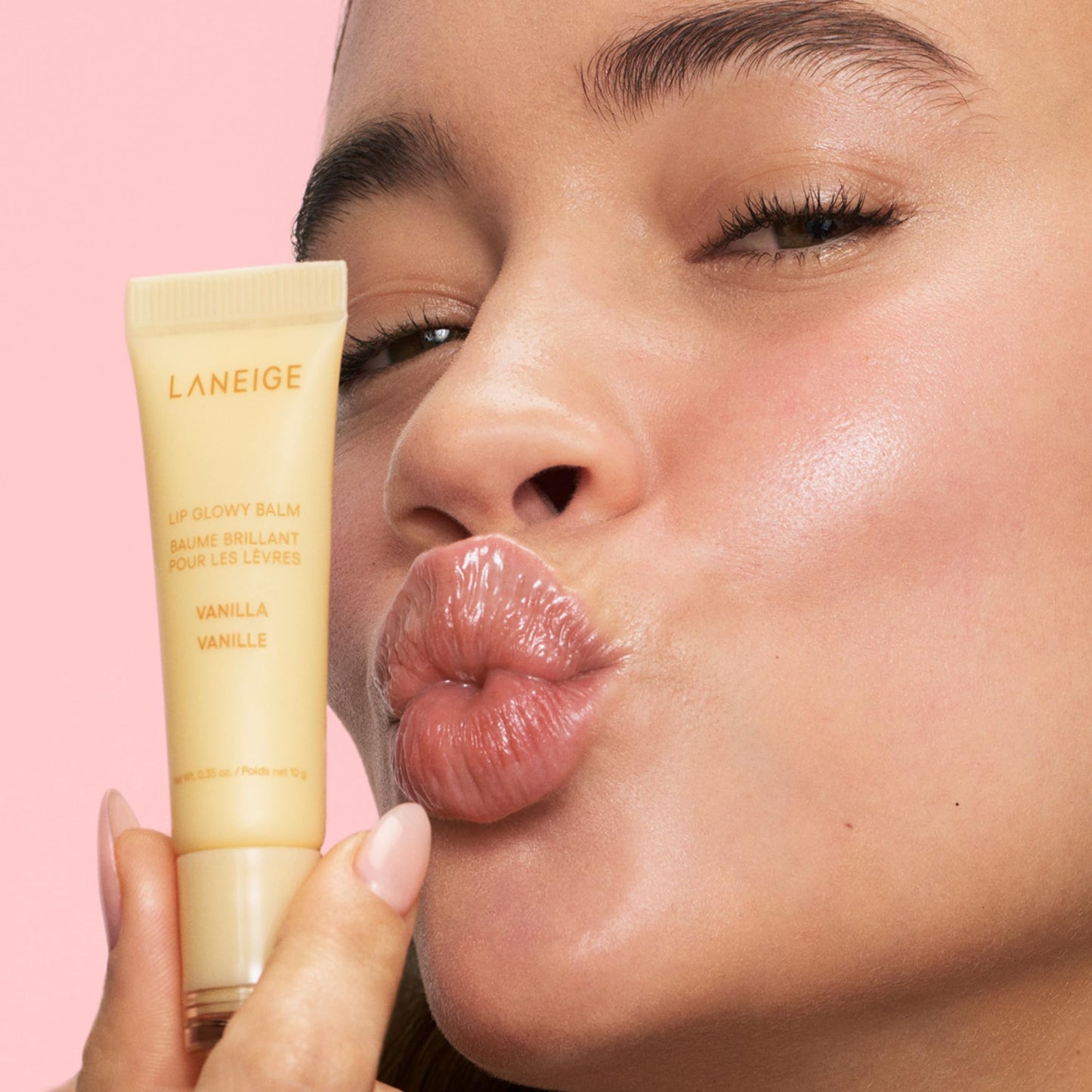 LANEIGE Smore Kisses Set: Hydrating Chocolate Lip Sleeping Mask & Vanilla Lip Glowy Balm