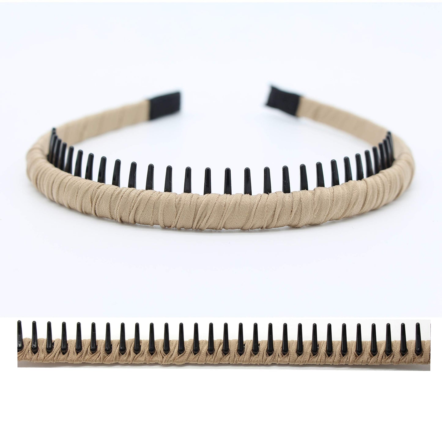 JOBAND Fashion Headbands for women Girls Non-slip hair band Comfy Headband Hair Hoop Resin teeth Comb Hair Accessories (4 Colors