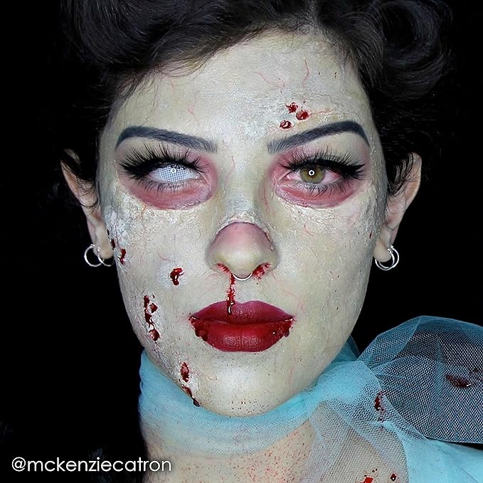 Mehron Makeup Liquid Latex | SFX Makeup | Halloween | Latex Glue for Skin | Prosthetic Glue 61 fl oz (473 ml) (Zombie Flesh)