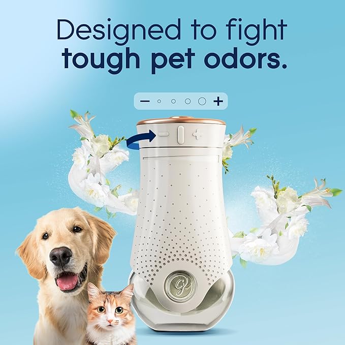 Glade PlugIns Refills Air Freshener, Pet Fresh Scent, Scented and Essential Oils for Home and Bathroom, 0.67 Fl Oz, 2 Count