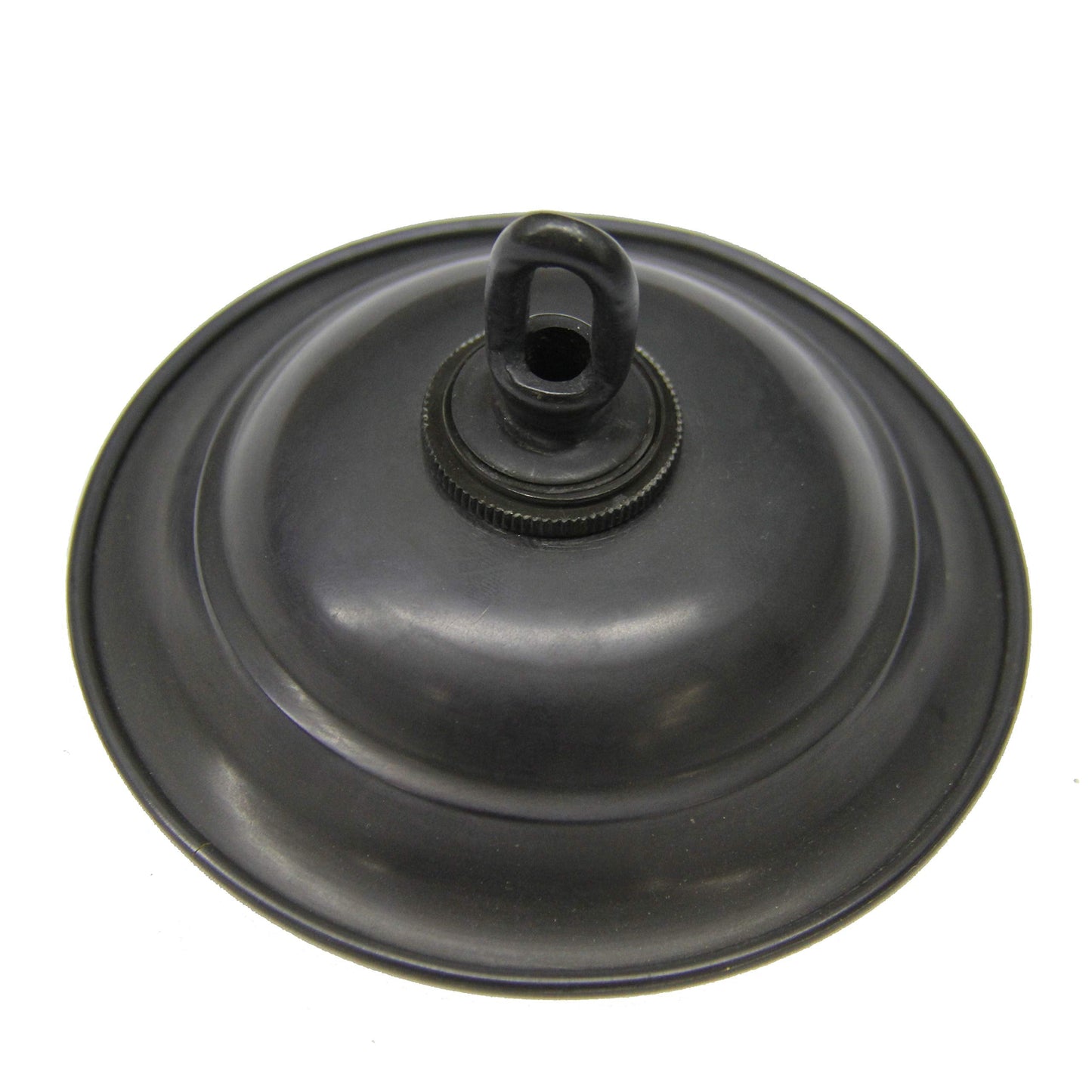 Rch Hardware Cn-Br05-120 Brass Traditional Round Ceiling Canopy, 4.7 Inch, Oil Bronzed Black
