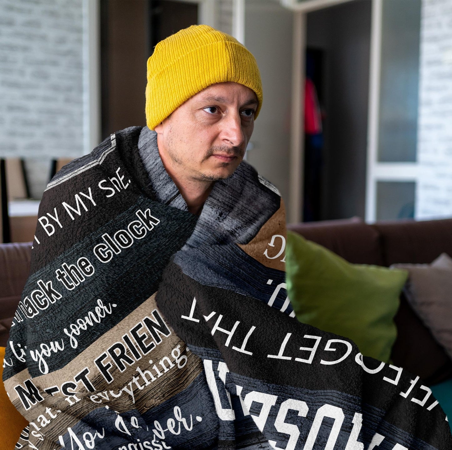 Muxuten Gifts for Husband Blanket 60"x50", Husband Gift from Wife, Birthday Gift Decoration for him, Anniversary Wedding Gifts for Him from Wife, I Love You Throw Blankets