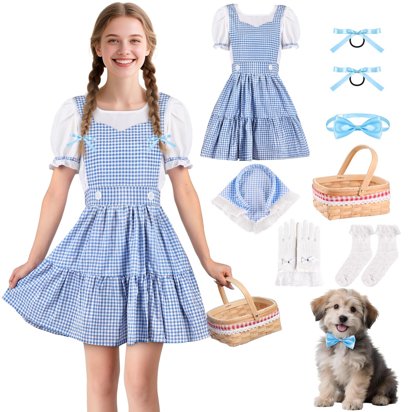 Loscola Halloween Costumes for Women, Book Storybook Character Costumes for Women, Girls Halloween Costume Adult Woman Outfit