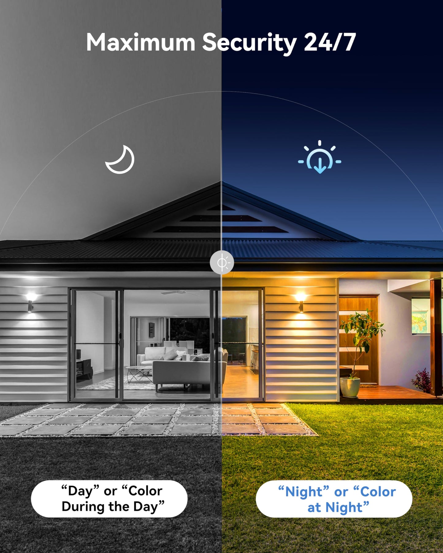 Swann MaxRanger4K Solar Wireless Security Camera System, 4K Ultra HD Outdoor Cameras, Long-Range Wi-Fi up to 2000ft, Color Night Vision, No Monthly Fees, 3-Cam Kit，MAXV2SD3